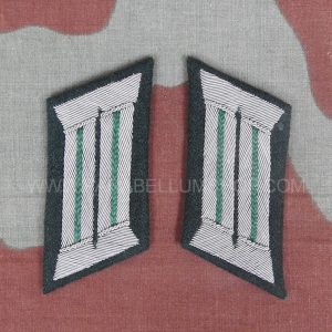 German WW2 mountain troops officer collar tabs -Gebirgsjager-
