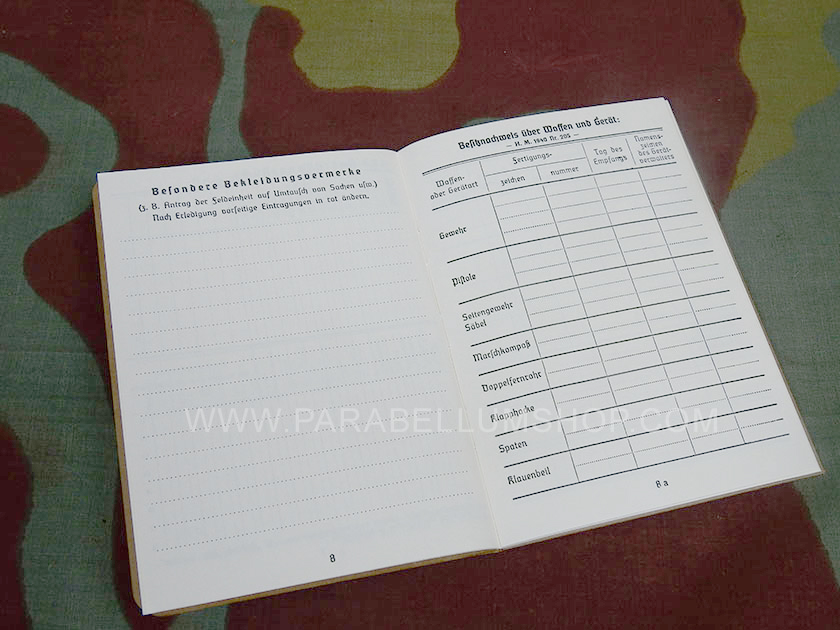 Soldbuch Heer