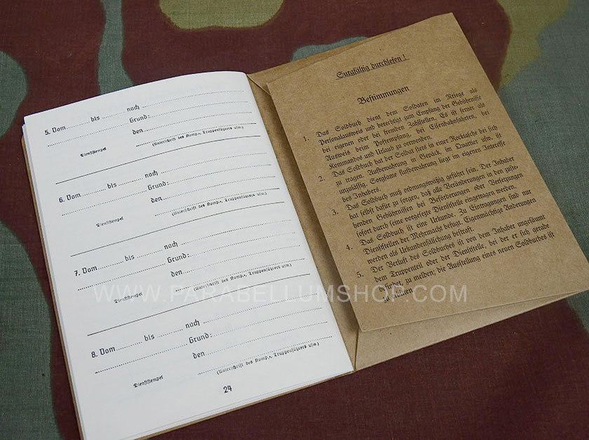 Soldbuch Heer