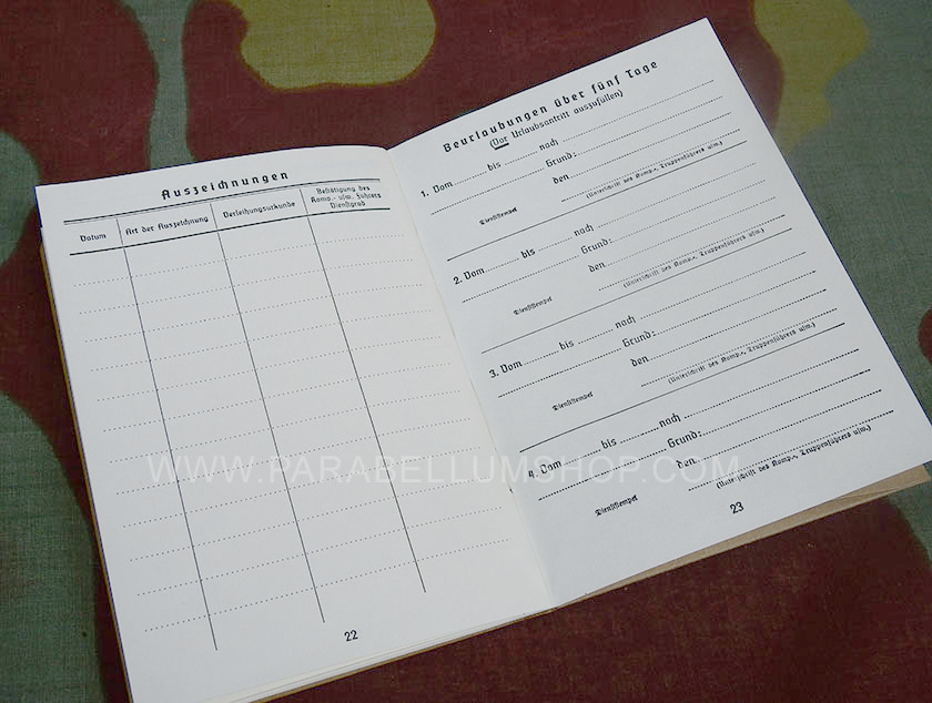 Soldbuch Heer